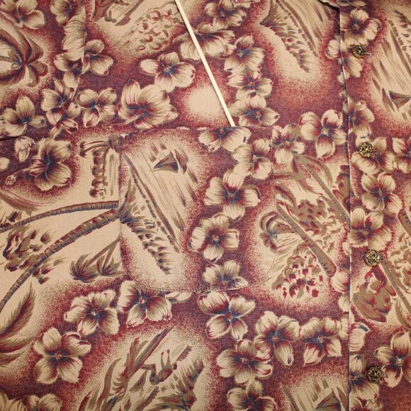 Vintage 1950’s-60’s aloha shirt made for Fredrick & Nelson Men’s Shop in Seattle - Picture 6 of 16